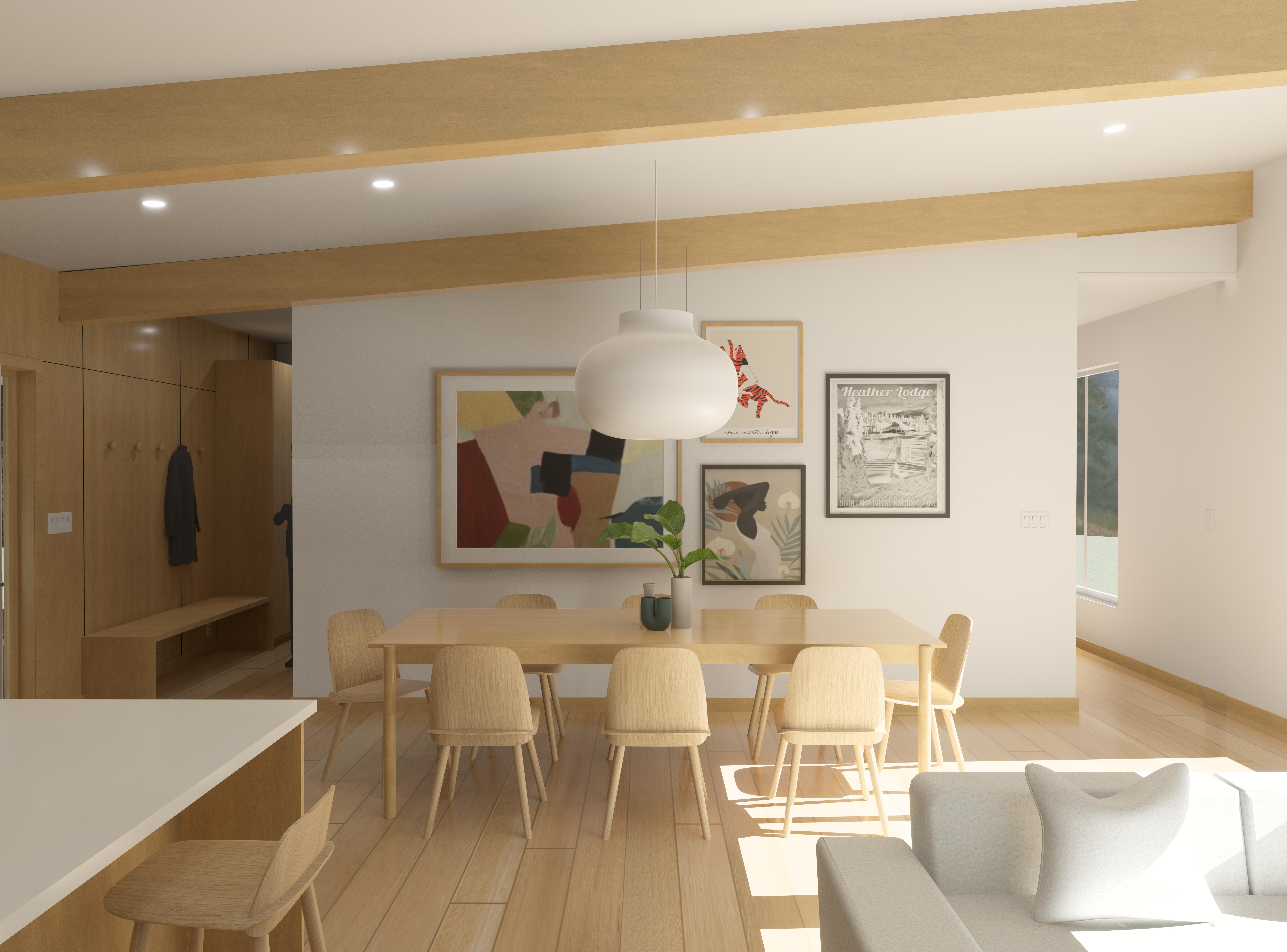 Custom home design renderings created by Interior Designer - Revelstoke Draftsperson