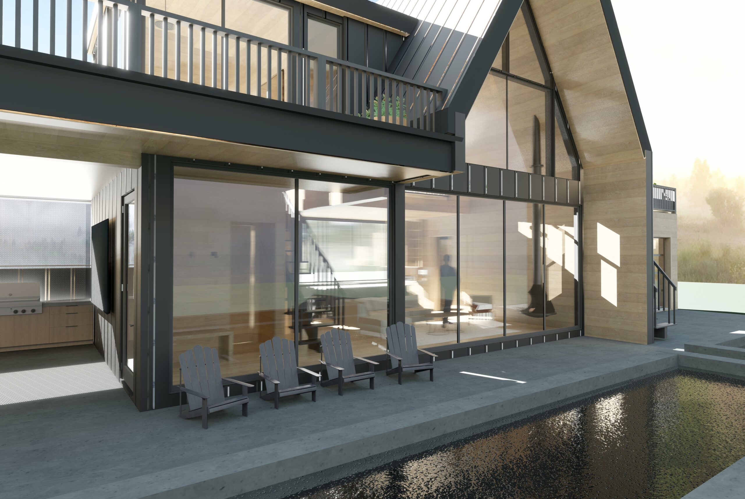 Custom home design renderings created by Interior Designer - Revelstoke Home Designer